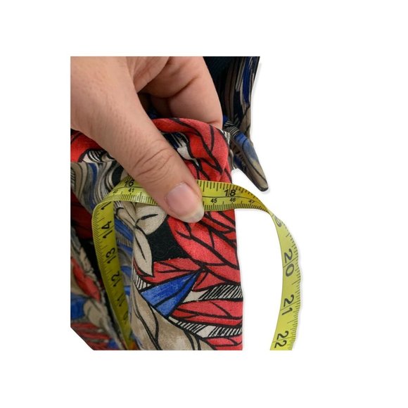 Vintage 80s Jungle Print Short Sleeve Knee Length Dress Small - Picture 13 of 13